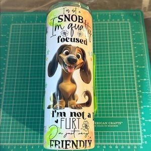 Cute Dog Themed Tumbler